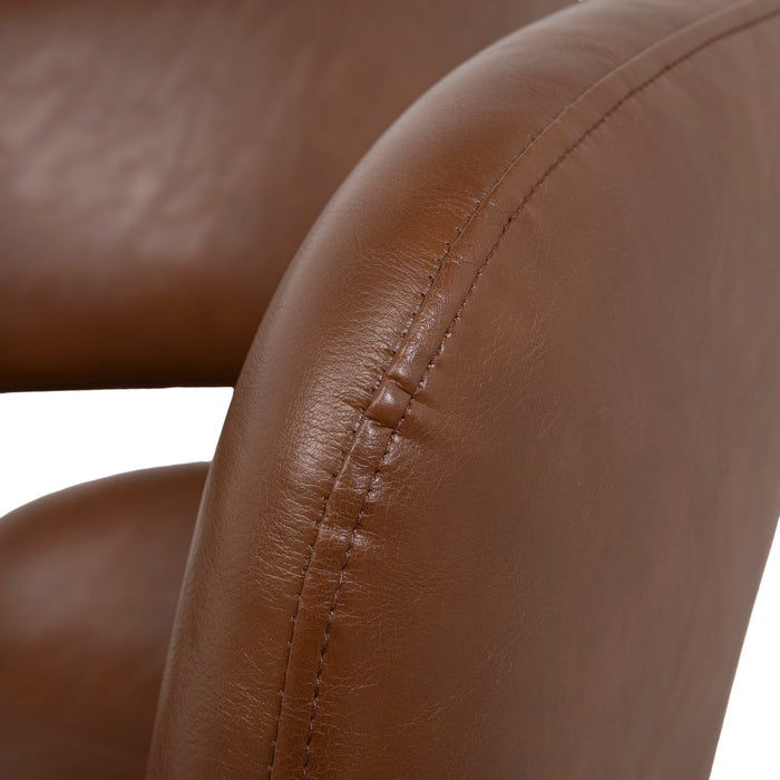 Set of 2 - Dalca Black Dining Chair - Antique Brown
