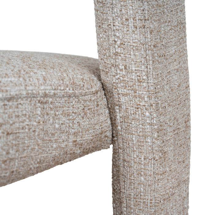 Set of 2 - Voss Dining Chair - Pale Beige