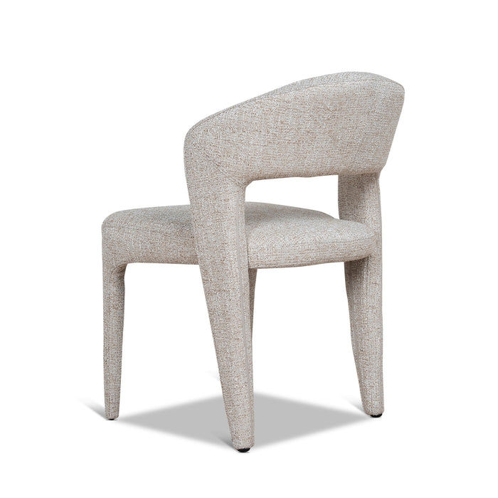 Set of 2 - Voss Dining Chair - Pale Beige