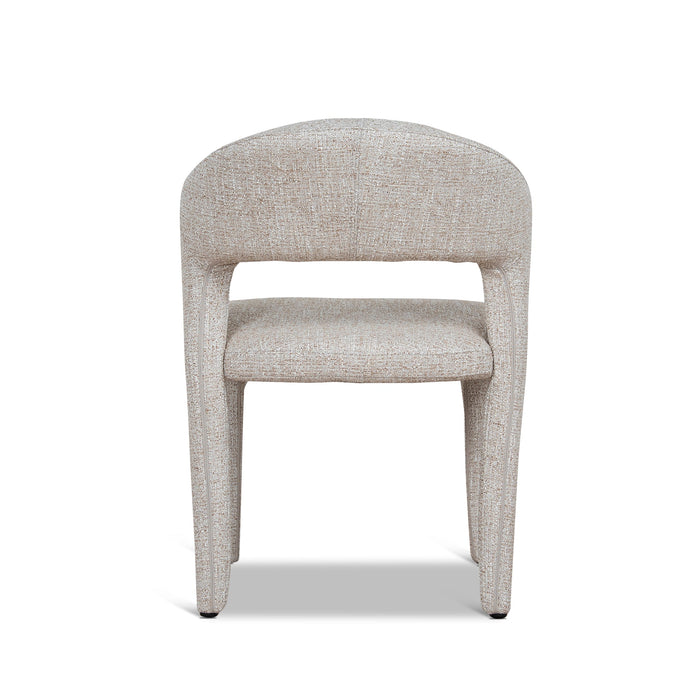 Set of 2 - Voss Dining Chair - Pale Beige