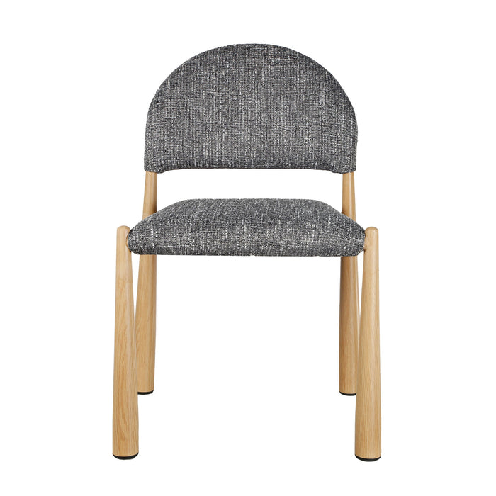 Set of 2 - Fabian Dining Chair - Neutral Grey