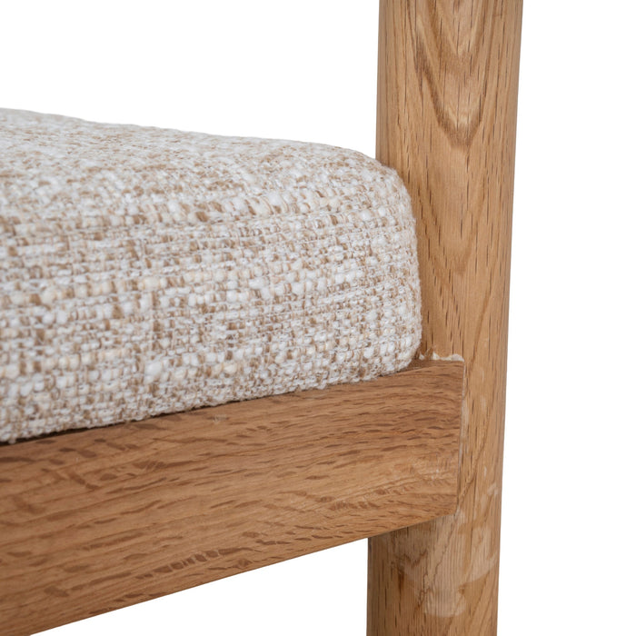 Set of 2 - Adir Natural Dining Chair - Pale Beige