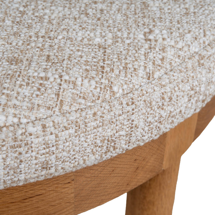 Set of 2 - Adir Natural Dining Chair - Pale Beige