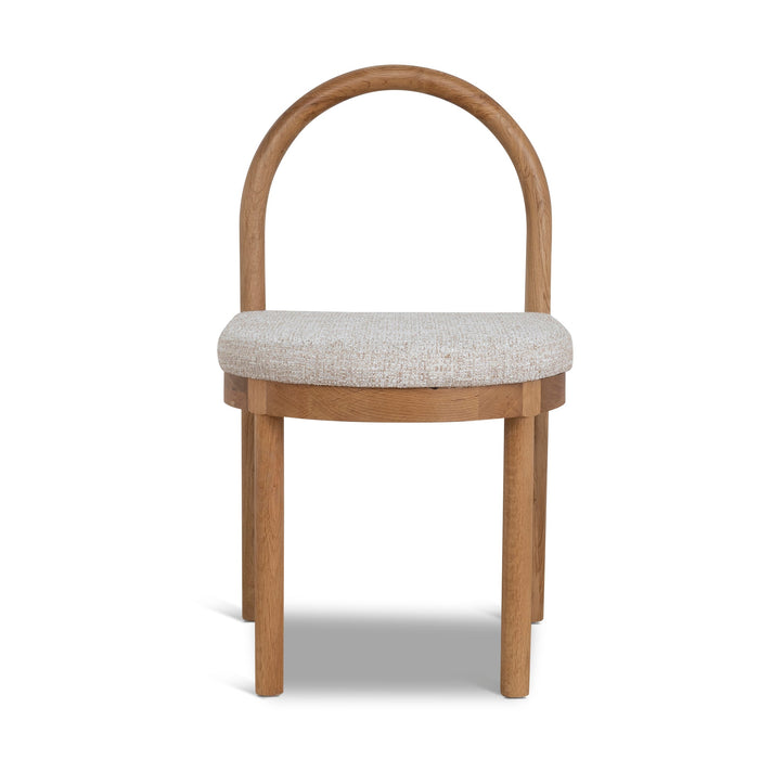 Set of 2 - Adir Natural Dining Chair - Pale Beige