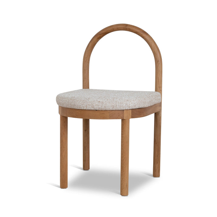 Set of 2 - Adir Natural Dining Chair - Pale Beige