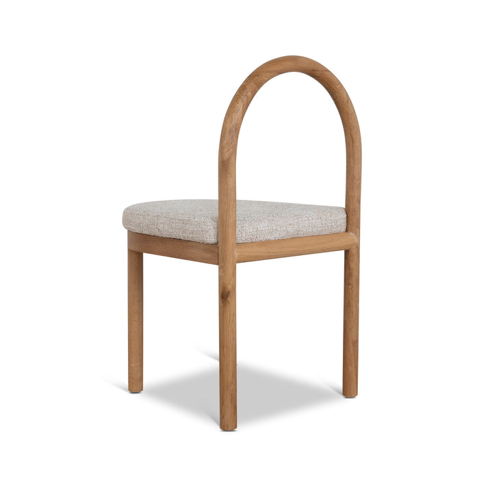 Set of 2 - Adir Natural Dining Chair - Pale Beige