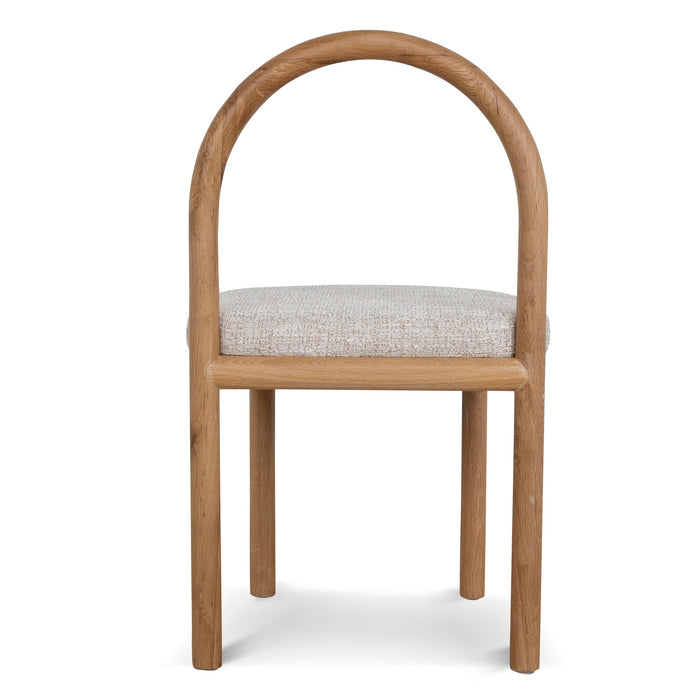 Set of 2 - Adir Natural Dining Chair - Pale Beige