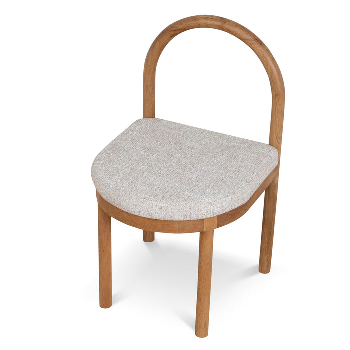 Set of 2 - Adir Natural Dining Chair - Pale Beige