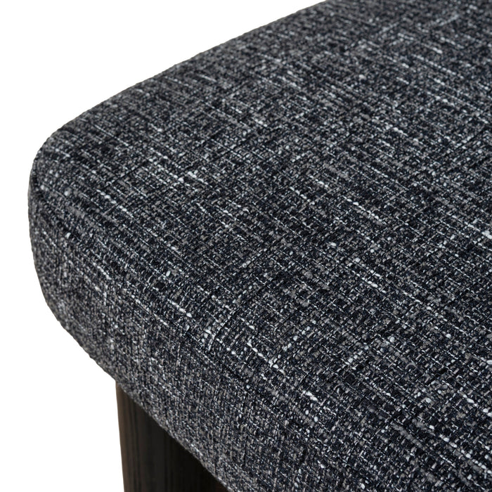 Set of 2 - Remy Black Dining Chair - Field Charcoal