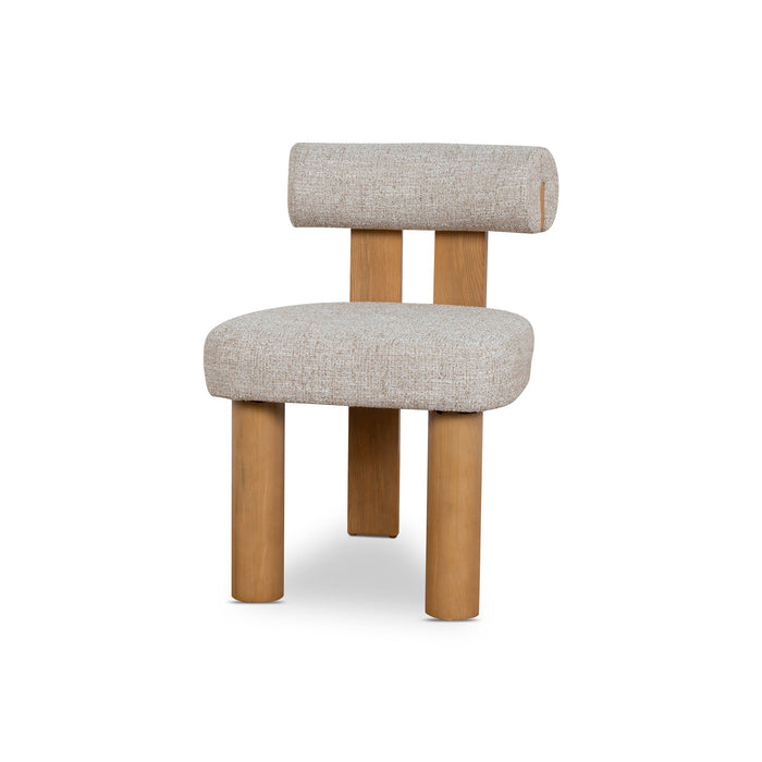 Set of 2 - Remy Natural Dining Chair - Pale Beige
