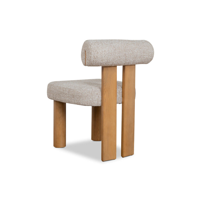 Set of 2 - Remy Natural Dining Chair - Pale Beige