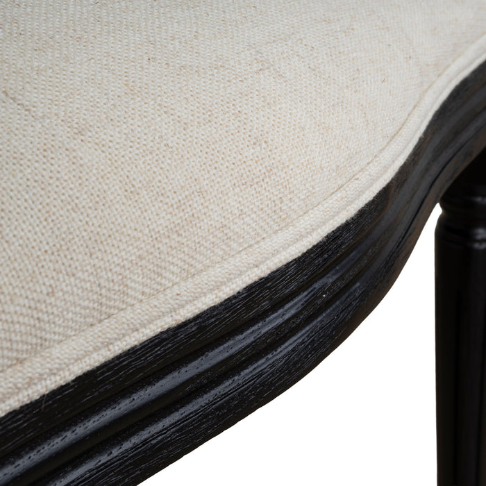 Lenora Black ELM Dining Chair - Dawn Beige (Set of 2)