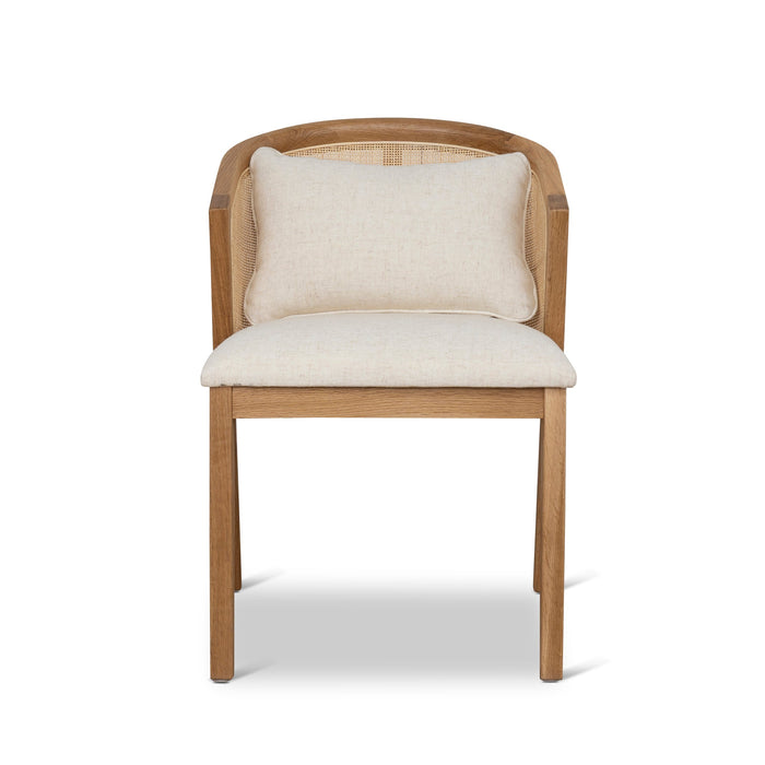 Set of 2 - Earlene Fabric Dining Chair - Dawn Beige
