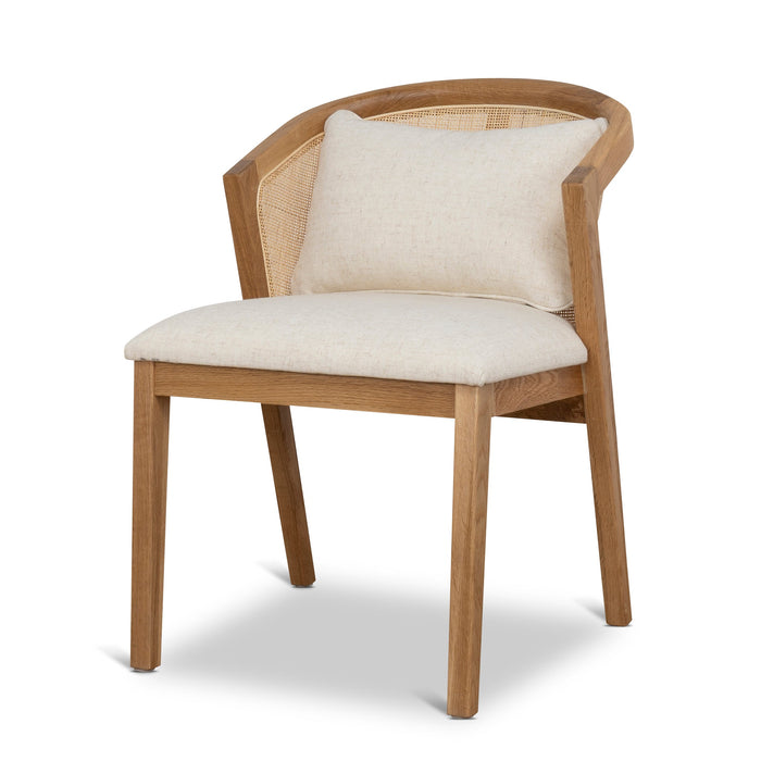 Set of 2 - Earlene Fabric Dining Chair - Dawn Beige