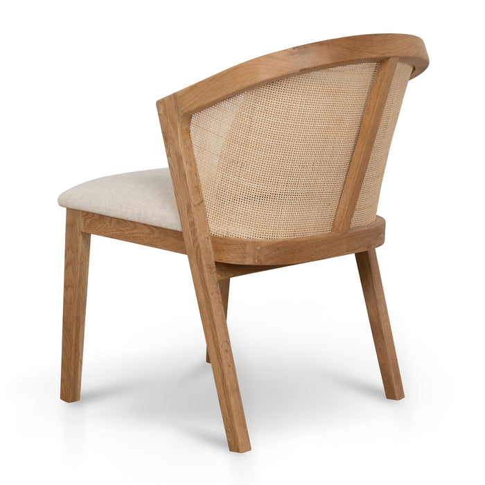 Set of 2 - Earlene Fabric Dining Chair - Dawn Beige