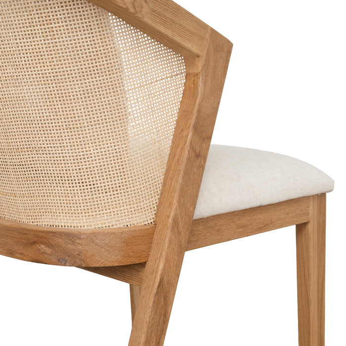 Set of 2 - Earlene Fabric Dining Chair - Dawn Beige
