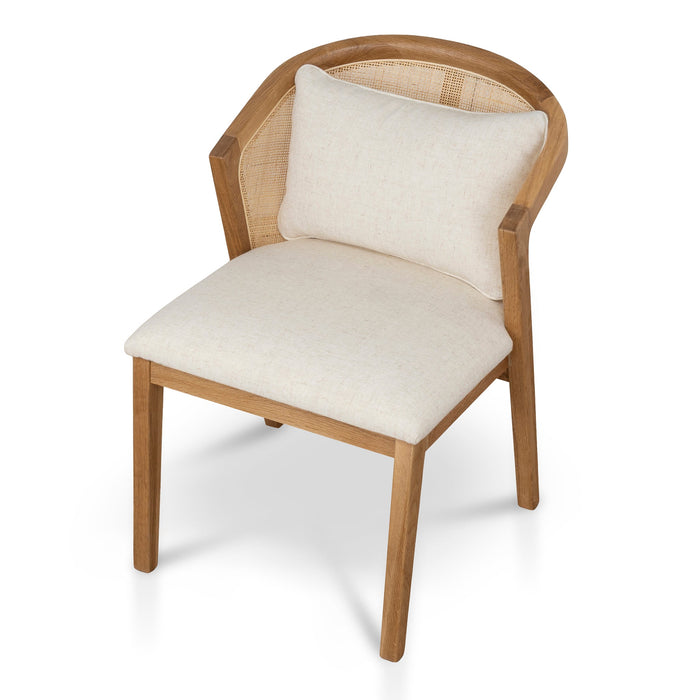 Set of 2 - Earlene Fabric Dining Chair - Dawn Beige