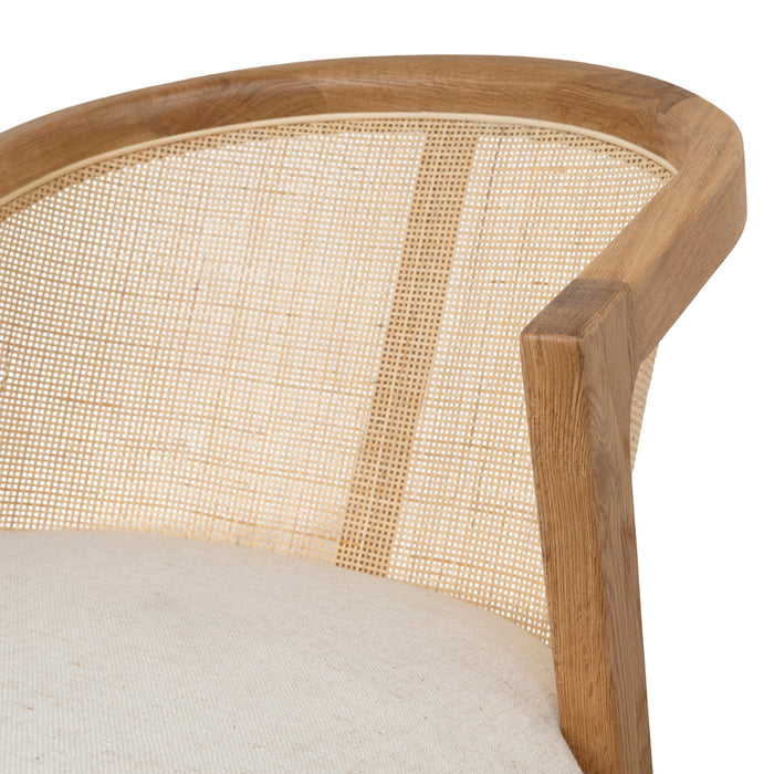 Set of 2 - Earlene Fabric Dining Chair - Dawn Beige