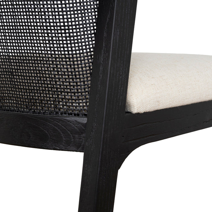 Black ELM Dining Chair - Dawn Beige (Set of 2)