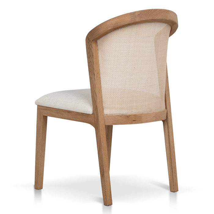 Set of 2 - Margie Fabric Dining Chair - Dawn Beige