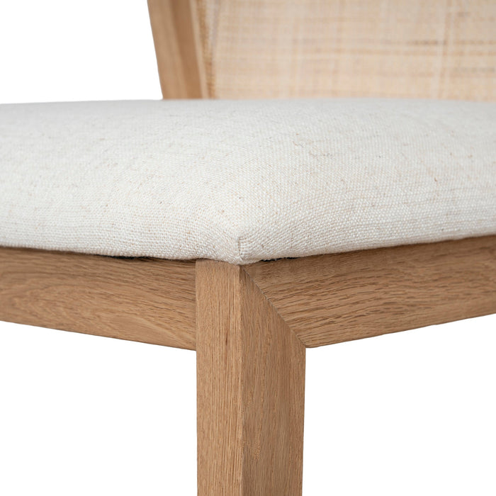 Set of 2 - Margie Fabric Dining Chair - Dawn Beige