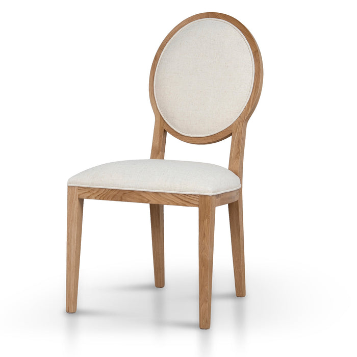 Set of 2 - Lula Natural Dining Chair - Dawn Beige