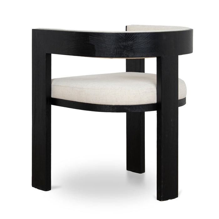 Black ELM Dining Chair - Dawn Beige (Set of 2)