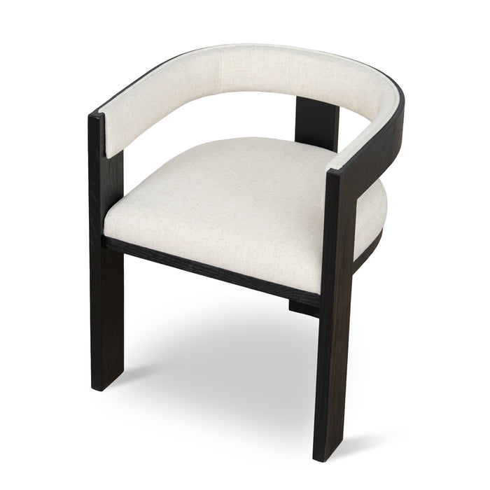 Black ELM Dining Chair - Dawn Beige (Set of 2)