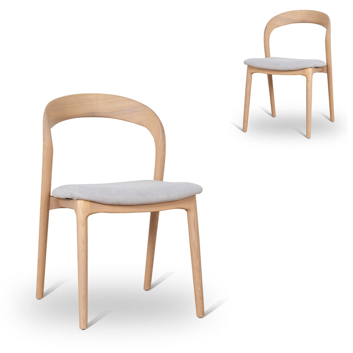 Set of 2 - Marlow Natural Dining Chair - Naxos Beige