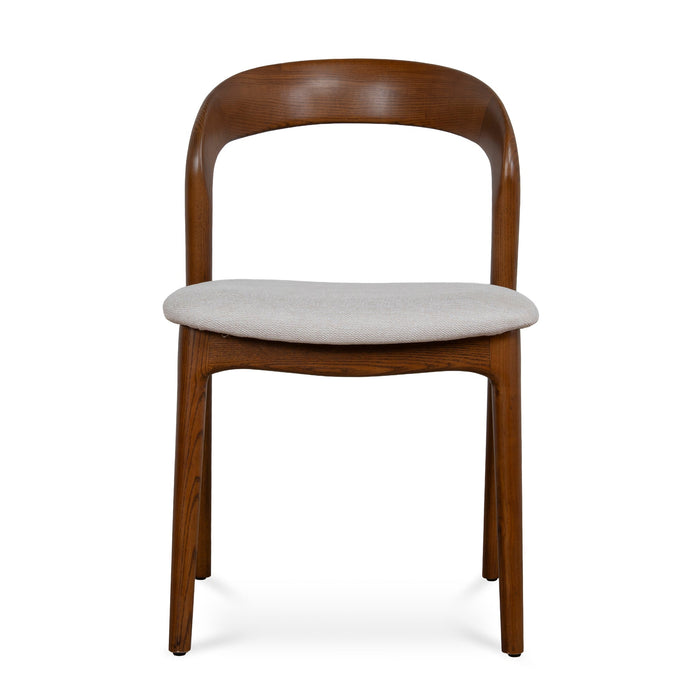 Walnut Dining Chair - Naxos Beige (Set of 2)