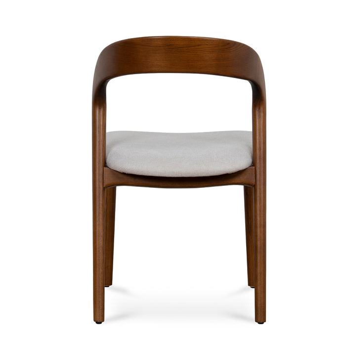 Walnut Dining Chair - Naxos Beige (Set of 2)