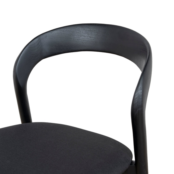 Set of 2 - Marlow Dining Chair - Full Black