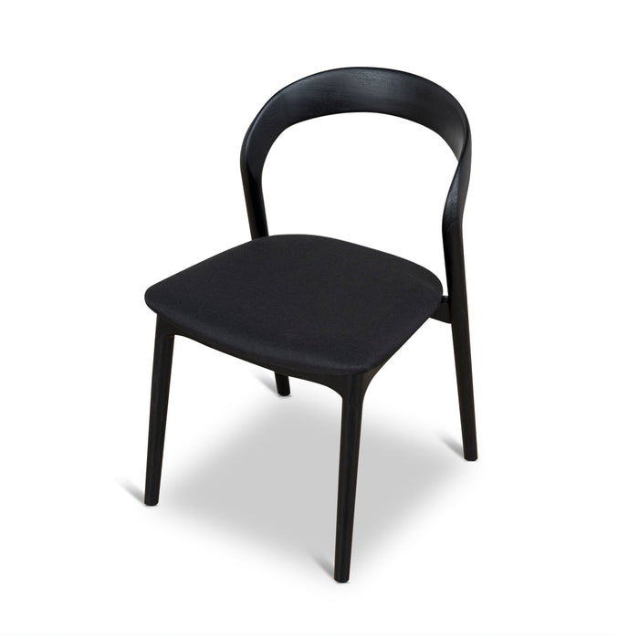 Set of 2 - Marlow Dining Chair - Full Black