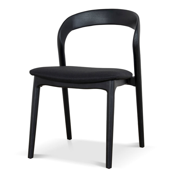 Set of 2 - Marlow Dining Chair - Full Black