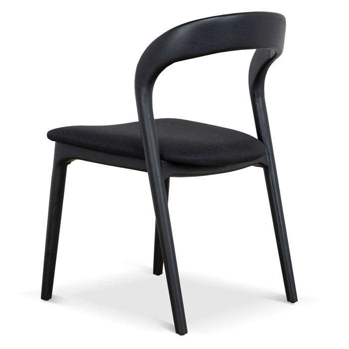 Set of 2 - Marlow Dining Chair - Full Black