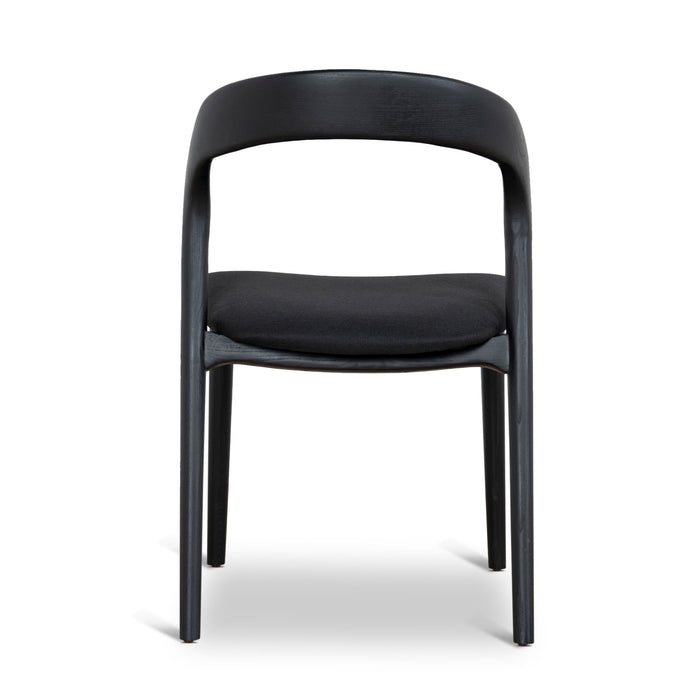 Set of 2 - Marlow Dining Chair - Full Black