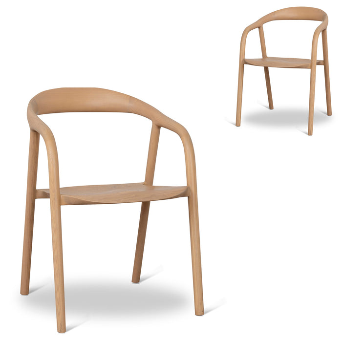 Set of 2 - Rowan Dining Chair - Natural