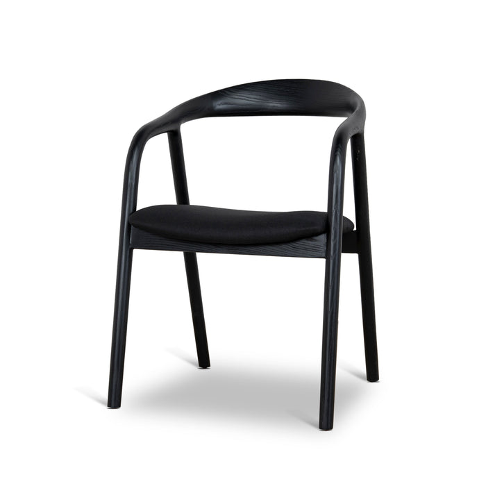 Set of 2 - Rowan Dining Chair - Full Black