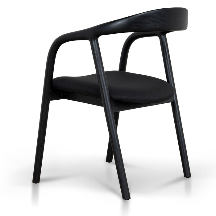 Set of 2 - Rowan Dining Chair - Full Black