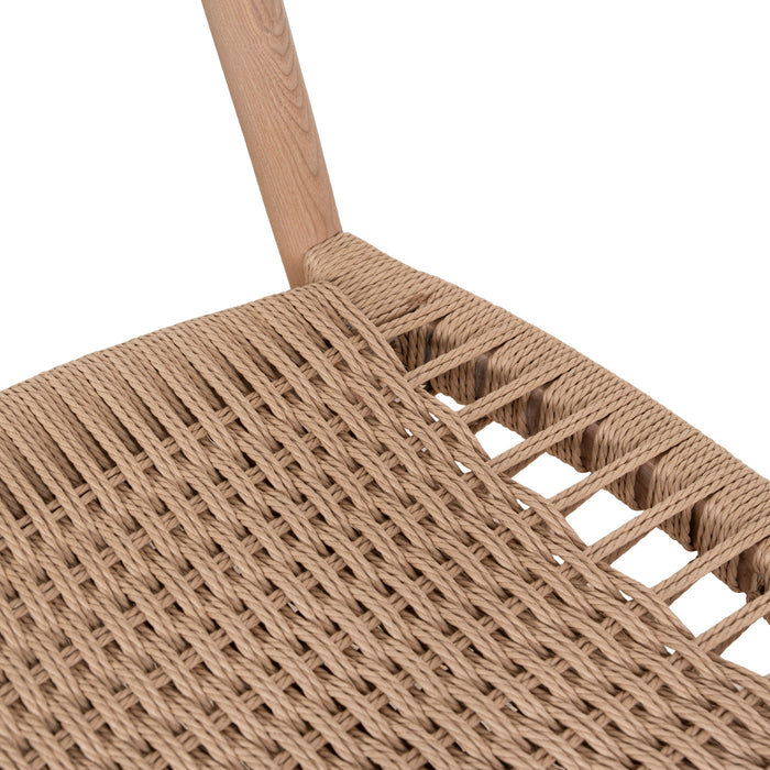 Set of 2 - Rowan Rattan Dining Chair - Natural