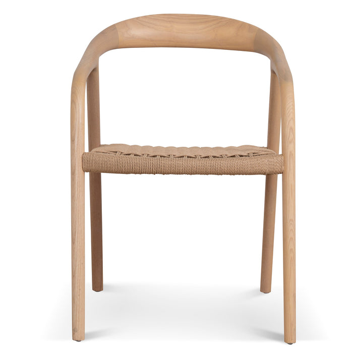 Set of 2 - Rowan Rattan Dining Chair - Natural