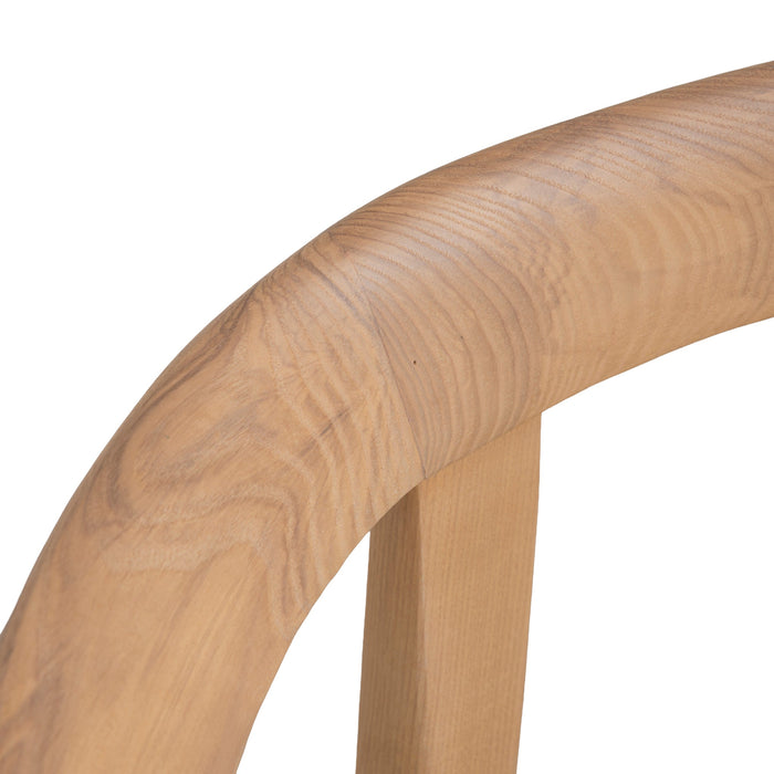Set of 2 - Renley Natural Dining Chair - Naxos Charcoal Rope