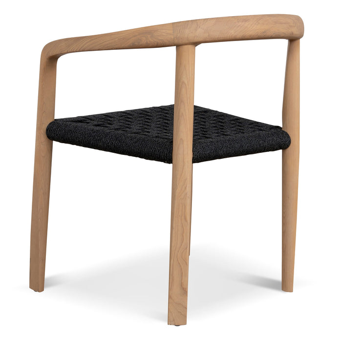 Natural Dining Chair - Naxos Charcoal Rope (Set of 2)