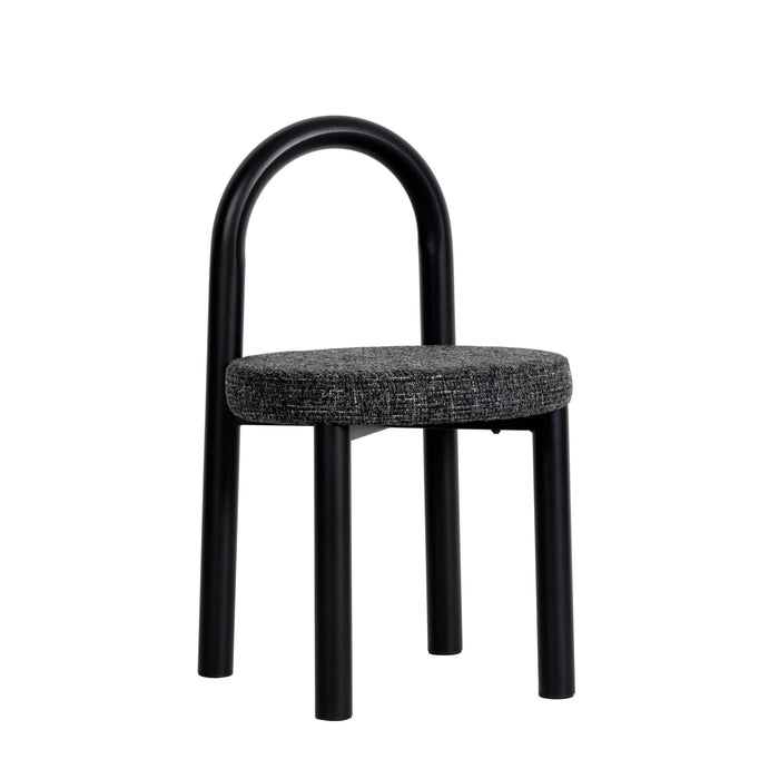 Black Dining Chair - Field Charcoal (Set of 2)