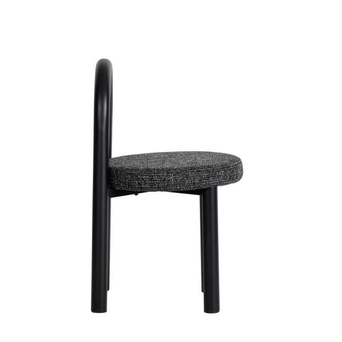 Black Dining Chair - Field Charcoal (Set of 2)