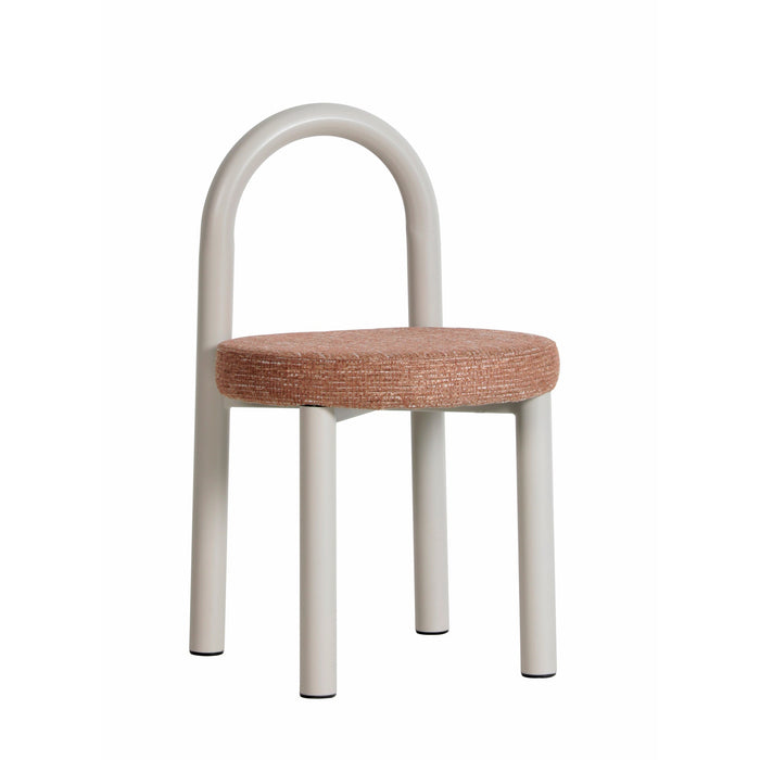 Light Grey Dining Chair - Russet Brown (Set of 2)