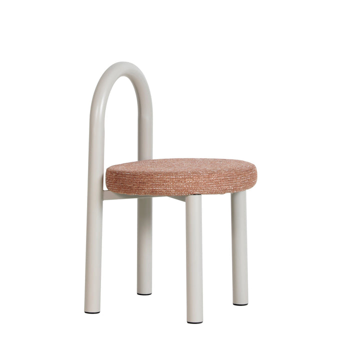 Light Grey Dining Chair - Russet Brown (Set of 2)