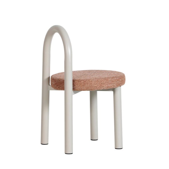 Light Grey Dining Chair - Russet Brown (Set of 2)