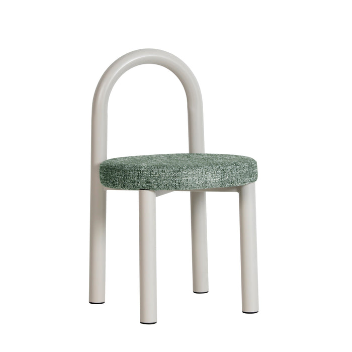 Set of 2 - Luzia Light Grey Dining Chair - Spring Green