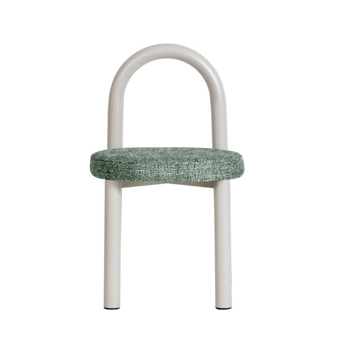 Set of 2 - Luzia Light Grey Dining Chair - Spring Green